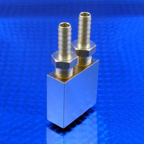 WBA-1.25-0.50-CU-NP Water Block 1.25 x 1.25 x 0.50" Copper