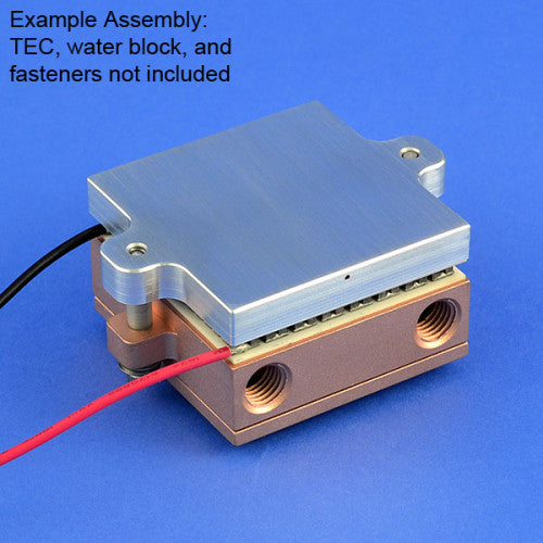 CPT-2.25-1.62-0.25-AL Cold Plate with Mounting Holes