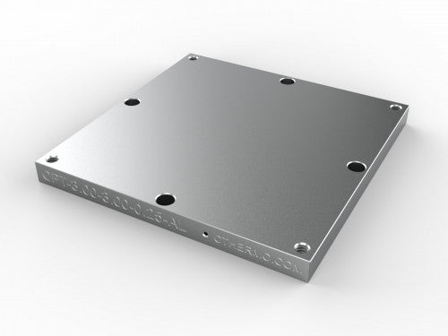 Aluminum Cold plate works with 3x3" water blocks 
