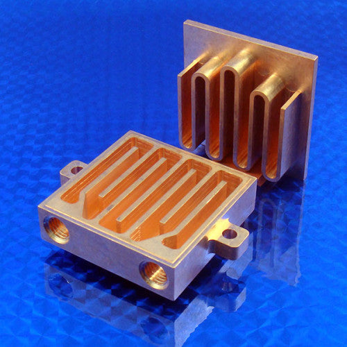 WBA-1.62-0.55-CU-01 Water Block 1.62 x 1.62 x 0.55" Copper