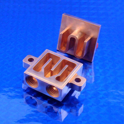 WBA-1.00-0.49-CU-01 Water Block 1.0 x 1.0 x 0.49" Copper