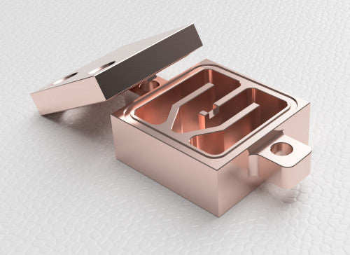 WBA-1.00-0.60-CU-CH Water Block 1.0 x 1.0 x 0.60" Copper