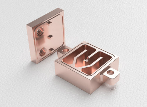 WBA-1.00-0.60-CU-CH Water Block 1.0 x 1.0 x 0.60" Copper