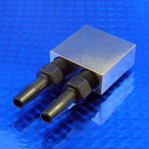 WBA-1.25-0.50-CU-NP Water Block 1.25 x 1.25 x 0.50" Copper