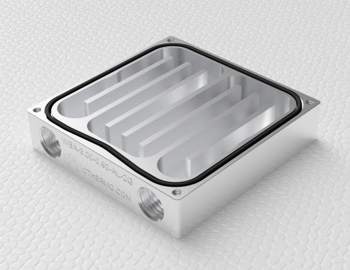 WBA-3.00-0.90-AL-2G 2nd generation Water Block 2G 3.0 x 3.0 x 0.90"