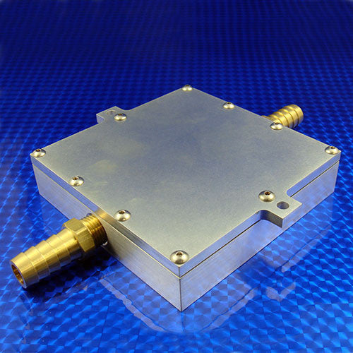 WBA-4.0-0.92-CU-01 Water Block 4.0 x 4.0 x 0.92" Copper