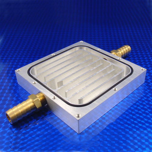 WBA-4.0-1.1-AL-CC Water Block 4.0 x 4.0 x 1.1" Cbored Cover