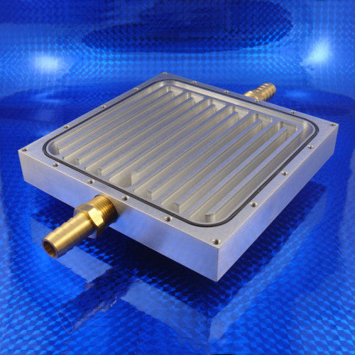 WBA-5.75-1.15-AL-01 Water Block 5.75 x 5.75 x 1.15"